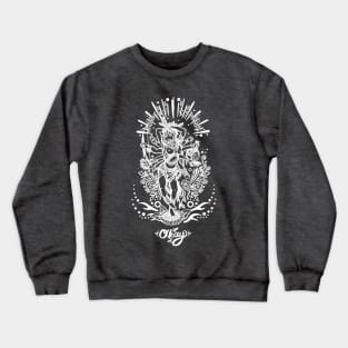 Western Kali - White Line Crewneck Sweatshirt